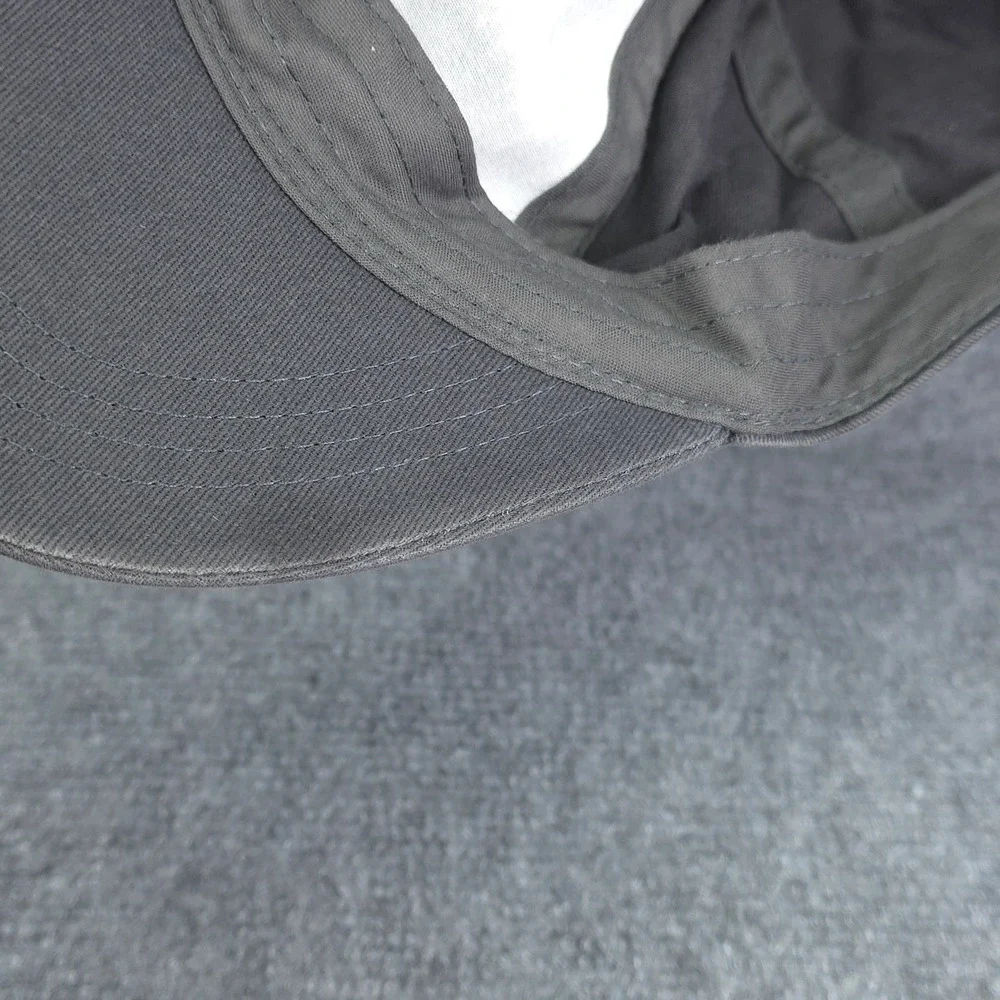 Nike Hat‎ Cap Kids Hook and Loop Gray Swoosh Logo Baseball Adjustable 4-7